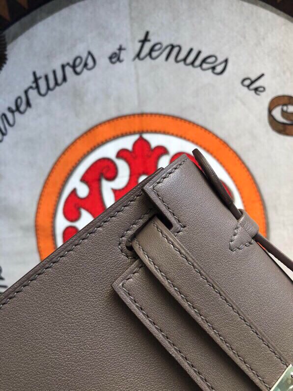 에르메스 미니 켈리백22 에토프 은장 스위프트